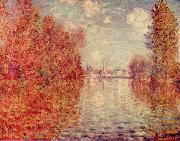 Claude Monet Herbst in Argenteuil France oil painting artist